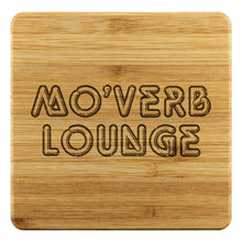 Load image into Gallery viewer, Mo'Verb Bamboo Coaster Set