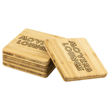 Load image into Gallery viewer, Mo'Verb Bamboo Coaster Set